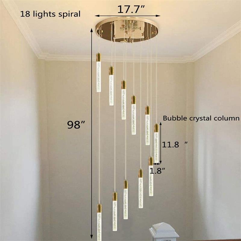 Hanging bubble outlet lights