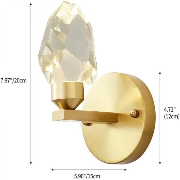 K9 Crystal Wall Mounted Light for Living Room And Bathroom