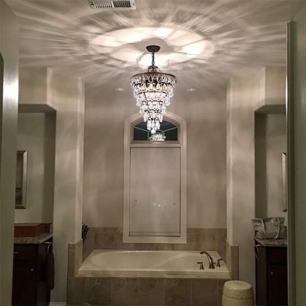 Farmhouse Bronze Bathroom Chandeliers