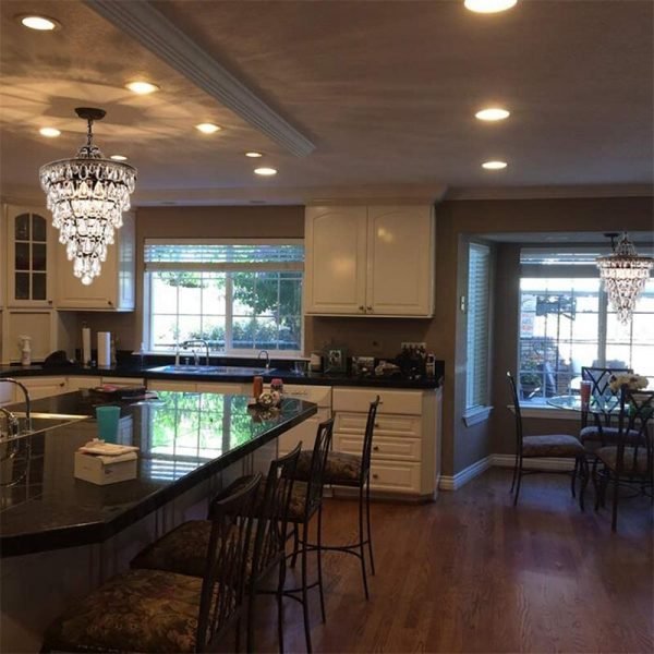 Farmhouse Bronze Bathroom Chandeliers