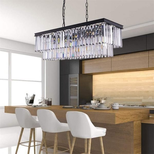 Contemporary Modern Chandeliers Adjustable for Living Room