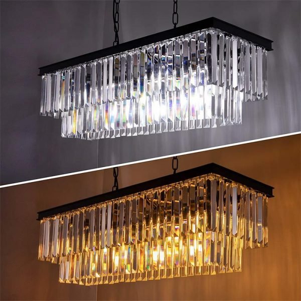 Contemporary Modern Chandeliers Adjustable for Living Room