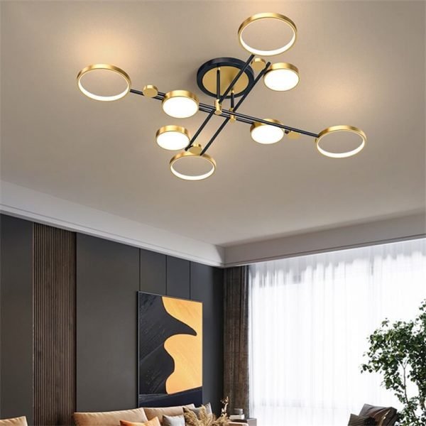 Gold luxury ceiling light4