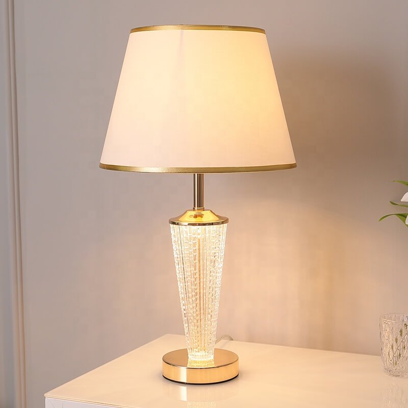  Luxury crystal table lamp