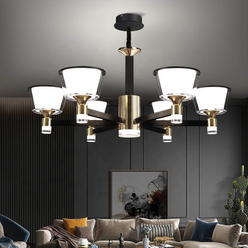 Modern acrylic chandelier lamp