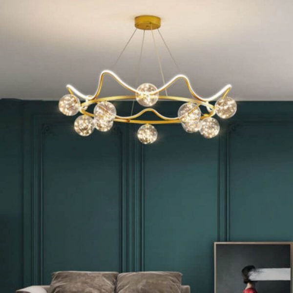 Modern ball chandelier2