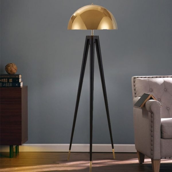 Round shade metal floor lamp2