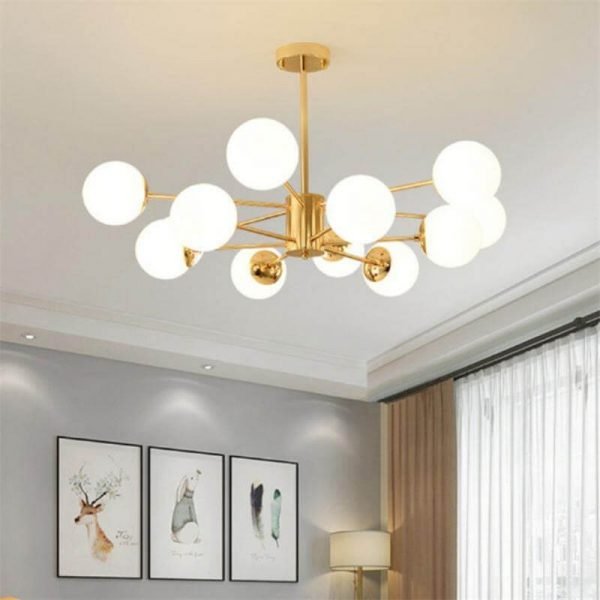 White globe led prendant light6