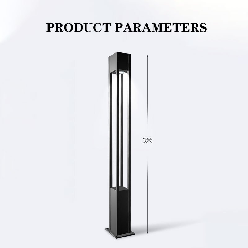 Square Waterproof Bollard Light