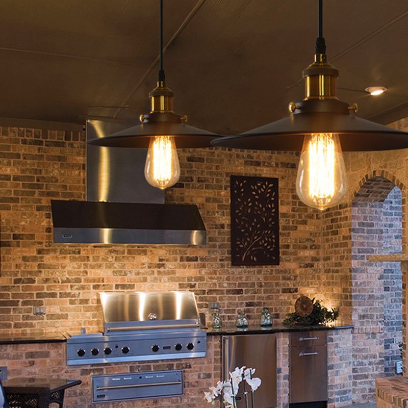 Metal Round Pendant Lights For Indoor