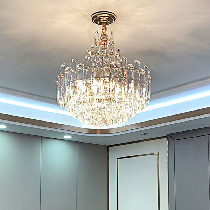 Modern Light Luxury Crystal Chandelier For Home Decor