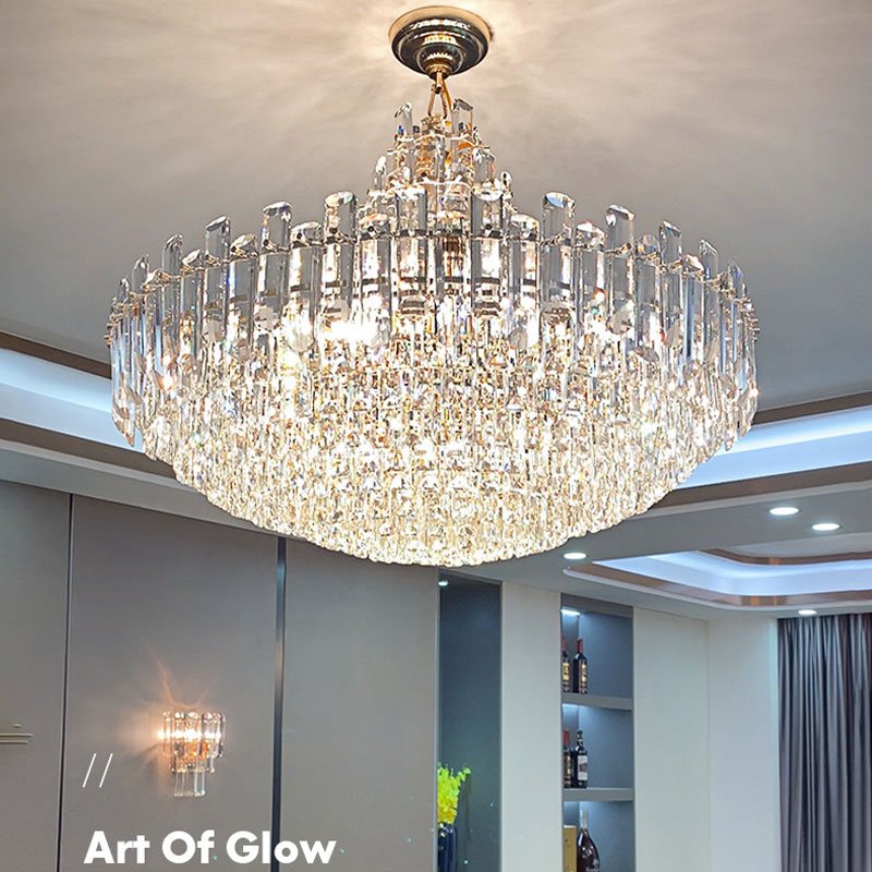 Modern Light Luxury Crystal Chandelier For Home Decor