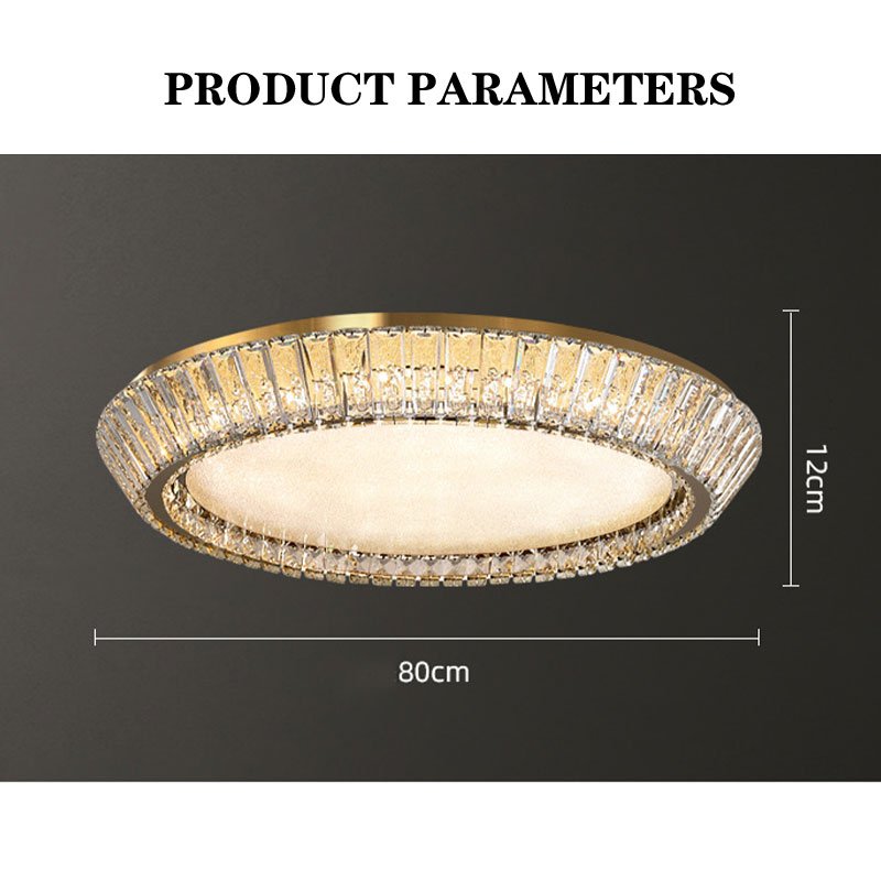 Flush Mount Crystal Ceiling Light For Decor