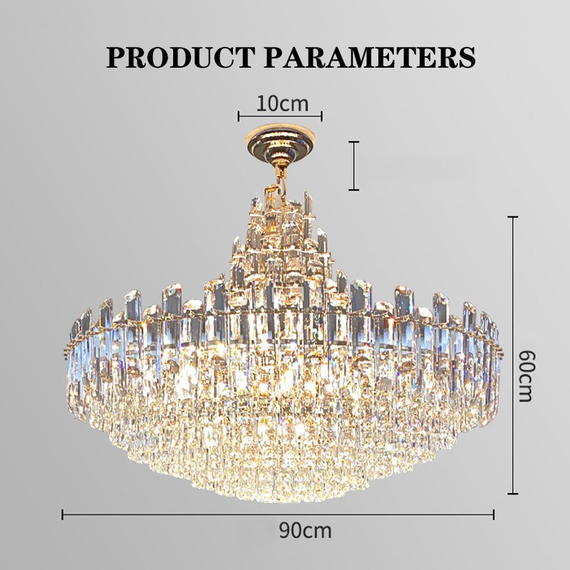 Modern Light Luxury Crystal Chandelier For Home Decor