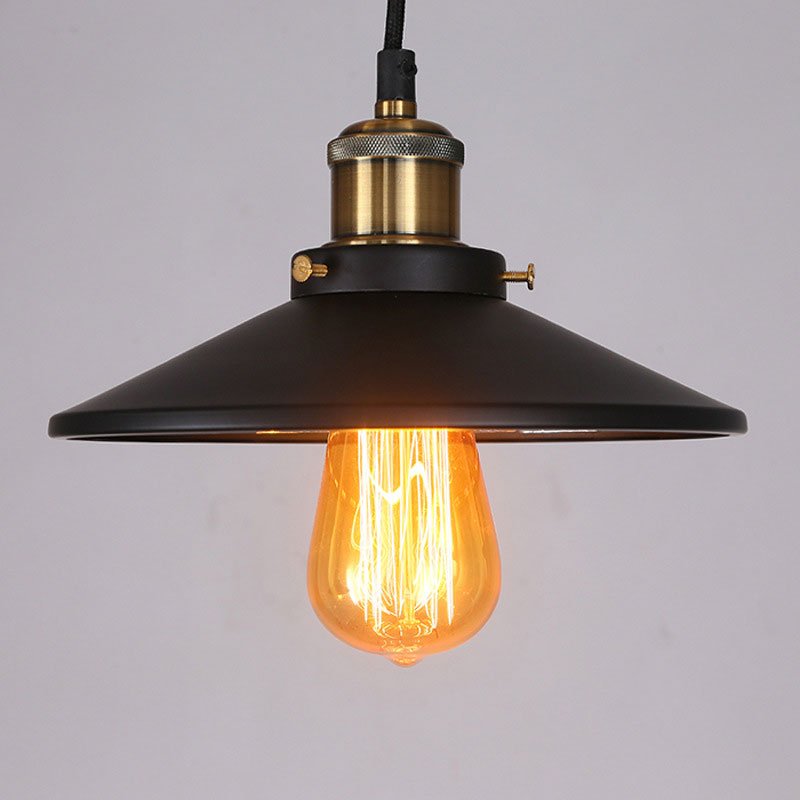 Rustic Pulley Adjustable Height Pendant Light  For Indoor