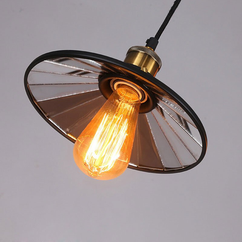 Rustic Pulley Adjustable Height Pendant Light  For Indoor