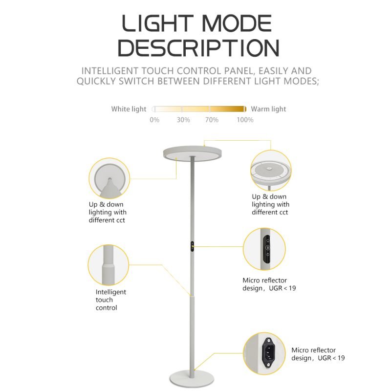 Unique Design LED Floor Lamp For Living Room