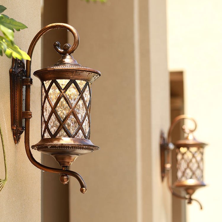 European Style Waterproof Wall Lamp For Garden 