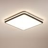 Iron Square Shape Led Ceiling Lamp For Living Room