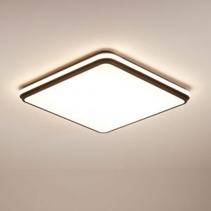 Iron Square Shape Led Ceiling Lamp For Living Room