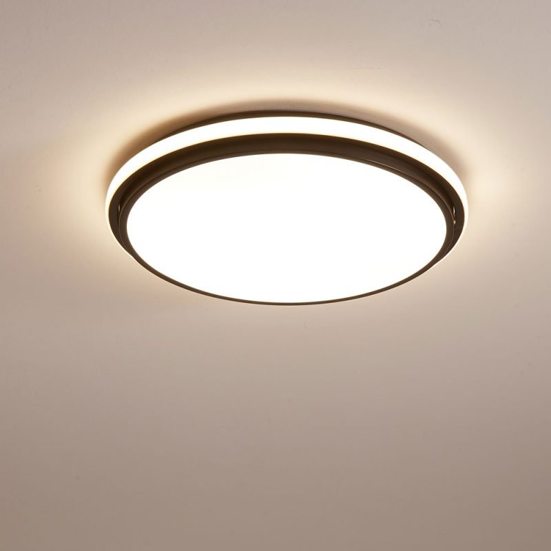 Iron Square Shape Led Ceiling Lamp For Living Room