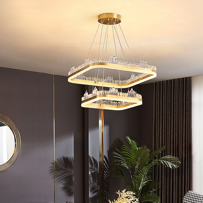 Luxury Modern Crystal Chandelier For Living Room