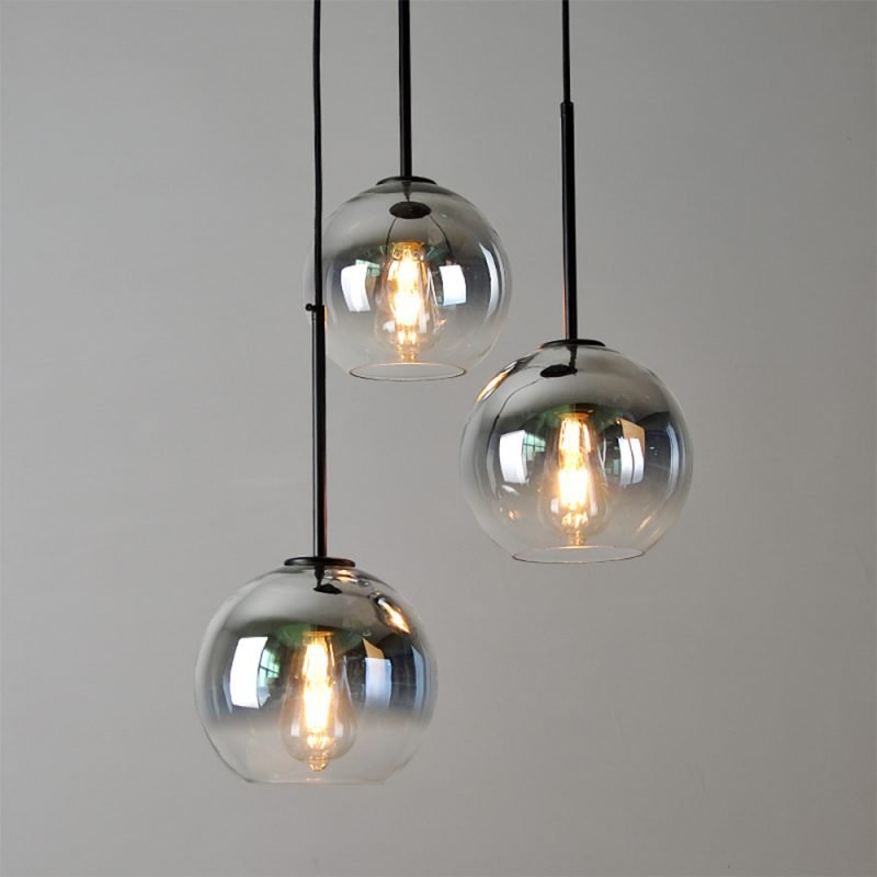 Round Ball Glass Ceiling Pendant Light From China