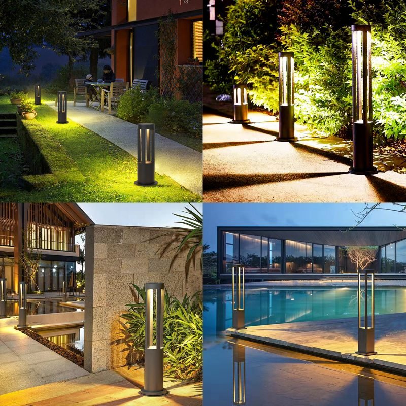 Modern Simple Waterproof Bollard Light Outdoor