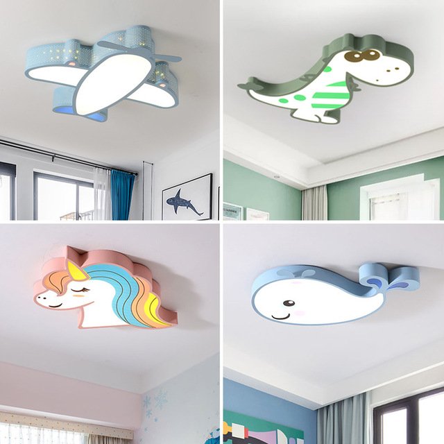 Simple Cartoon LED Ceiling Light For Kids 