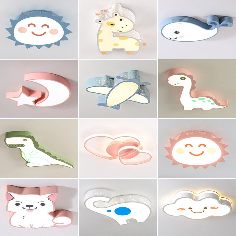 Simple Cartoon LED Ceiling Light For Kids 