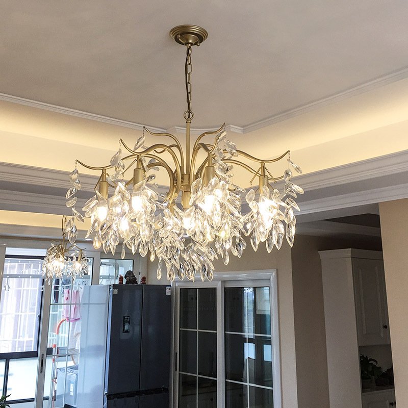  Modern Tree Branch Crystal Chandelier For Dining Room 