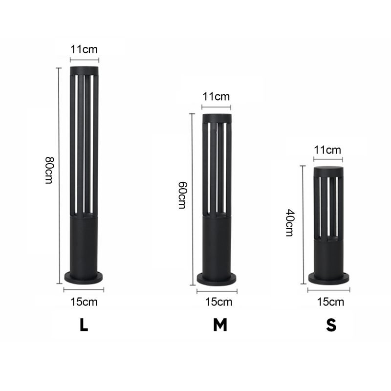 Modern Simple Waterproof Bollard Light Outdoor