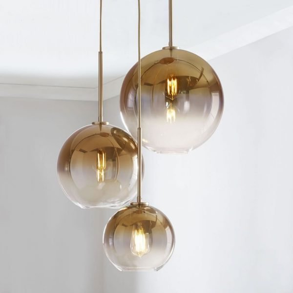 Round Ball Glass Ceiling Pendant Light From China