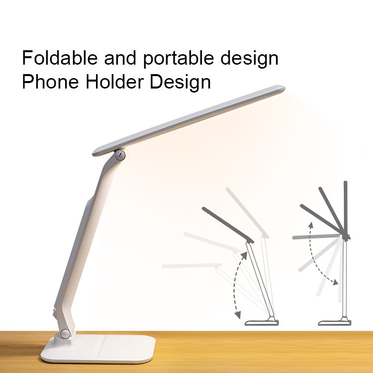 Adjustable White LED Desk Lamp For Reading