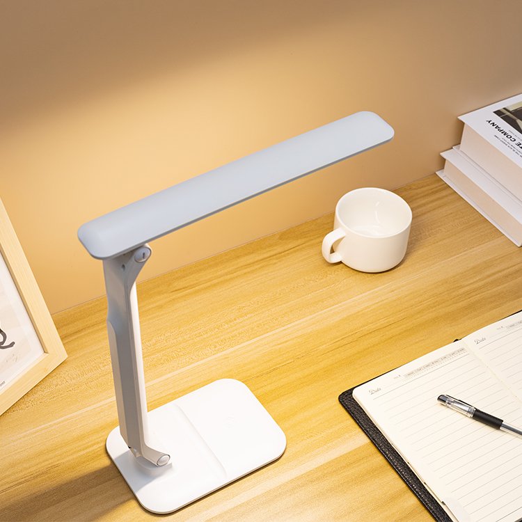 Adjustable White LED Desk Lamp For Reading