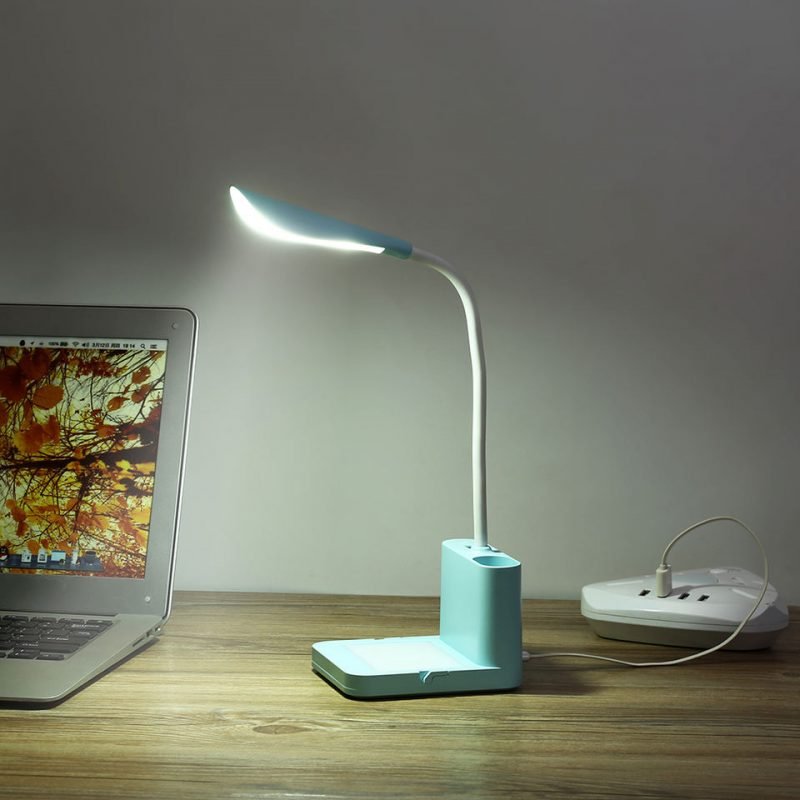 Eye Protection Desk Lamp With Pen Phone Holder