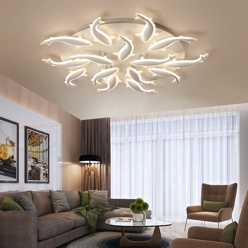 Modern Fish Shape Ceilling Light For Decor