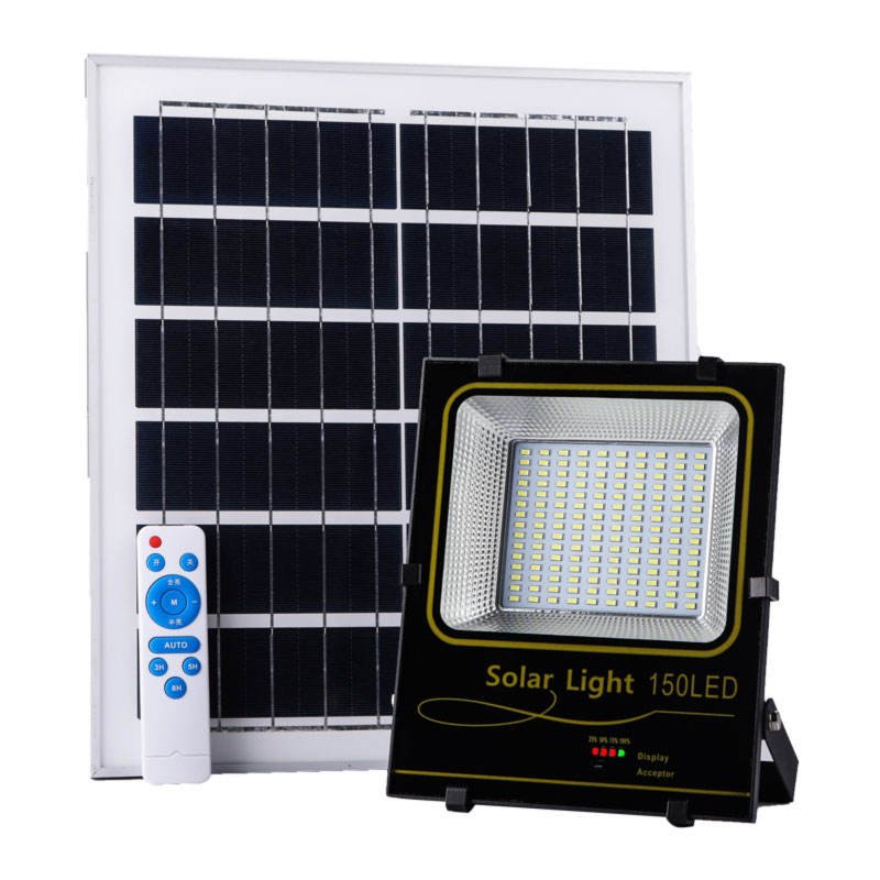 LED Solar Flood Light With Solar Panel