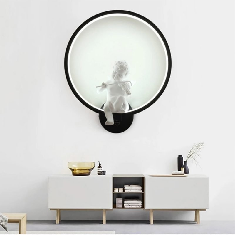 Modern Art Angel Wall Light Indoor