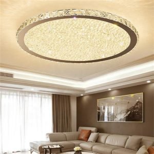 Modern Crystal Led Ceiling Light For Bedroom