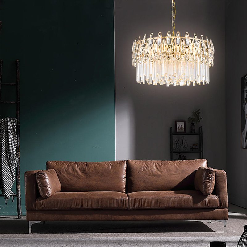 Modern Round Crystal Luxury Chandelier For Home