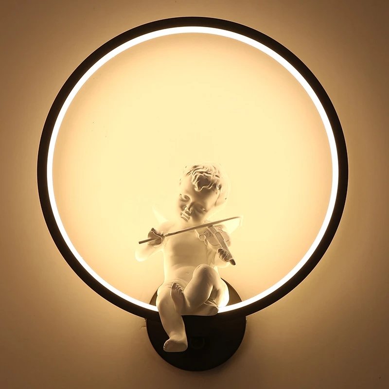 Modern Art Angel Wall Light Indoor