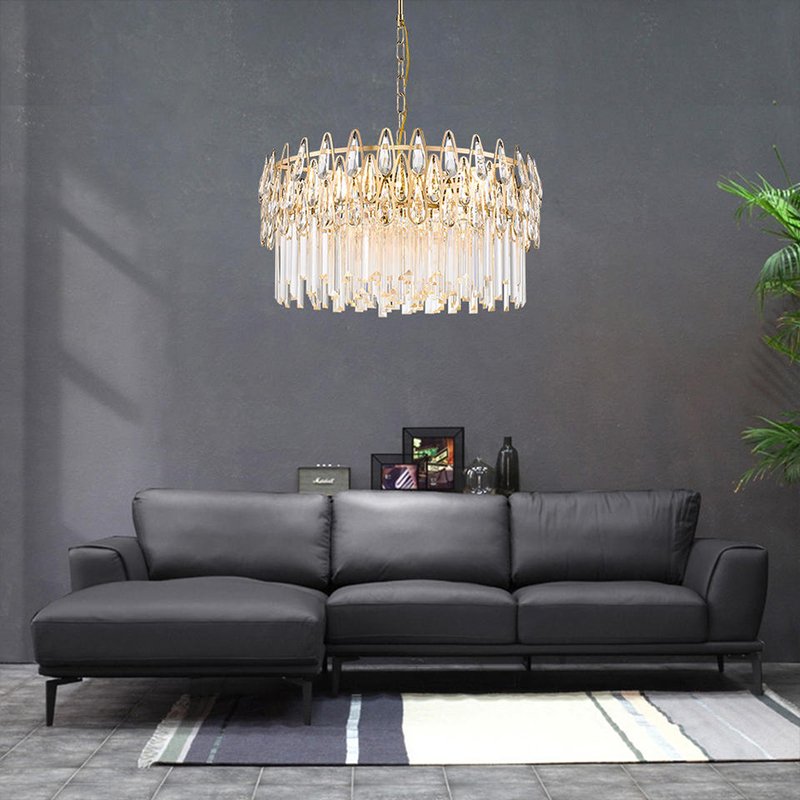 Modern Round Crystal Luxury Chandelier For Home