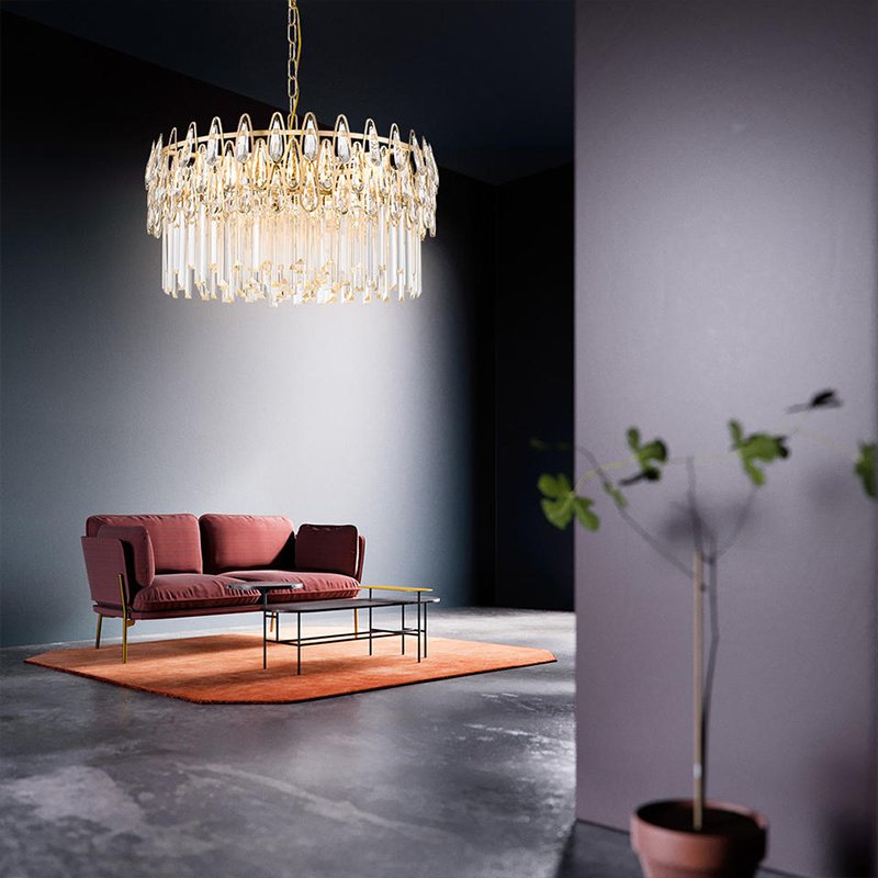 Modern Round Crystal Luxury Chandelier For Home