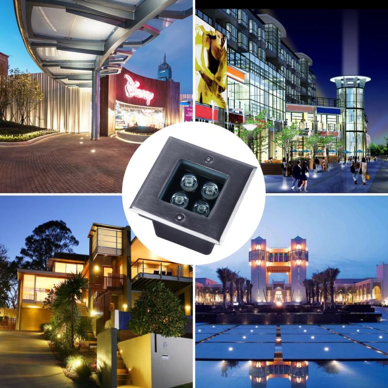 Waterproof Square Underground Light For Outdoor