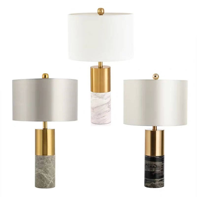 Vintage Marble Base Table Light For Home