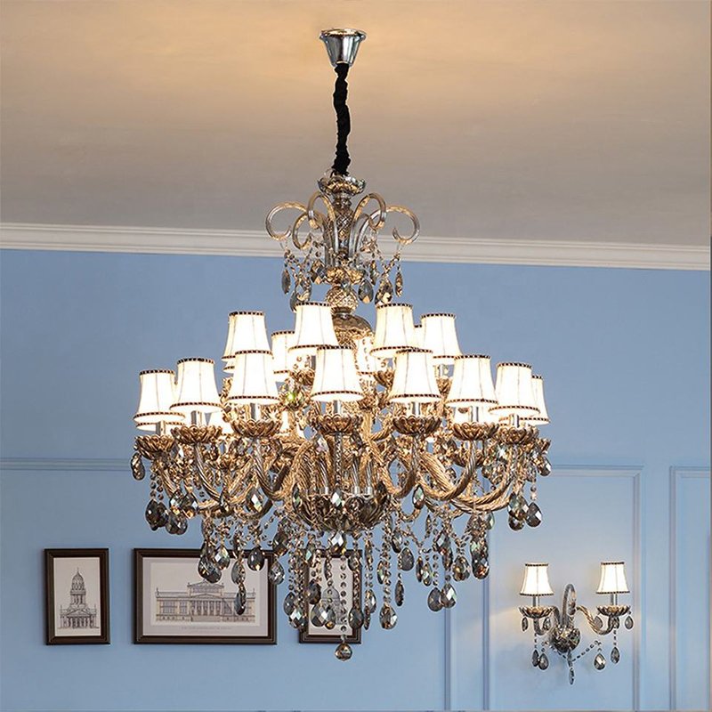 Droplet Crystal Chandelier For  Living Room