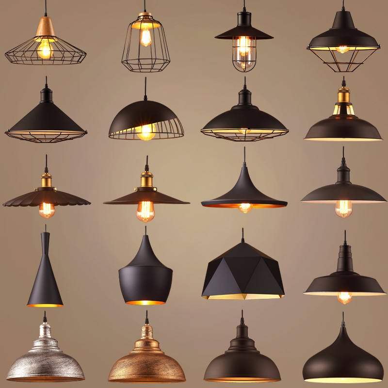 Retro Aluminum Pendant Light For Decor