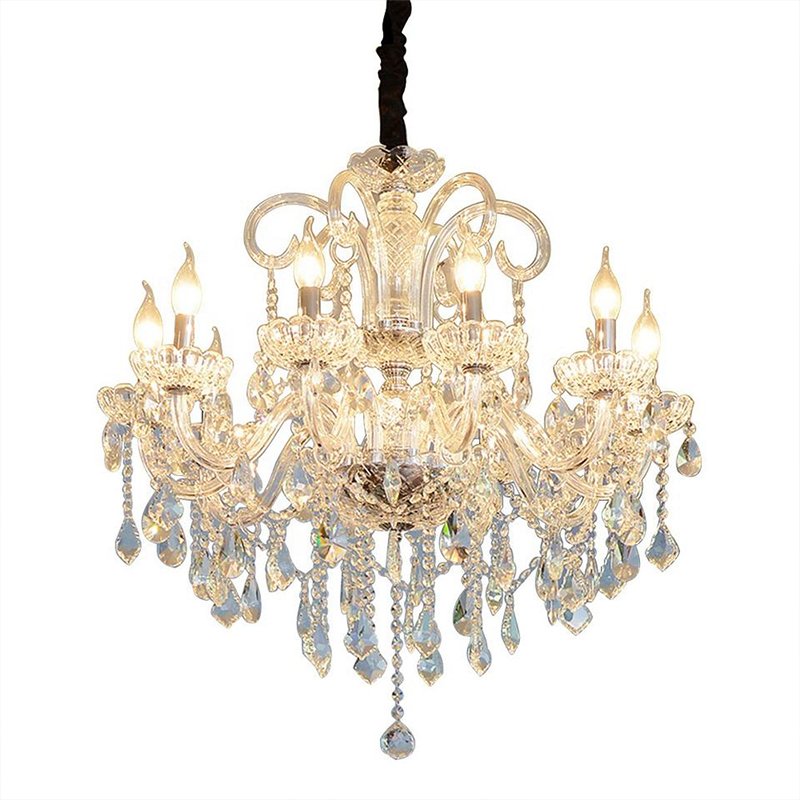 Droplet Crystal Chandelier For  Living Room