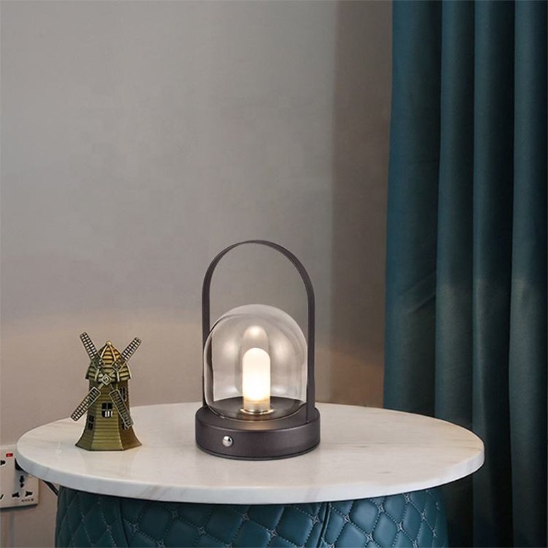 E27 Glass Table Lamp For Indoor